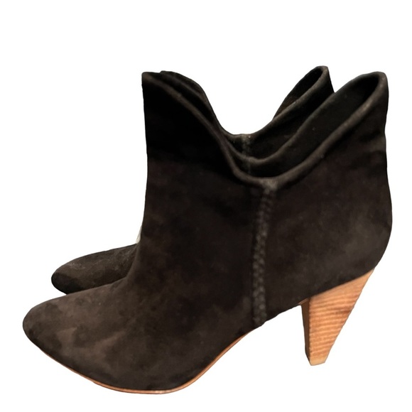 Belle Sigerson Morrison Black Suede Booties - Picture 3 of 9